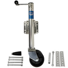Jeremywell 2000 lbs Anhngerheber mit Doppelrad, verstellbar, 30,5 cm, zum Anheben, Reisen, Booten, fr Boot, Wohnmobil, Nutzfahrzeug, drehbare Zunge