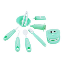 Kids Doctor Toy Set - Simulation Dental Playset with Fun Medical Kit, Green Plastic Dentist Toys for Children