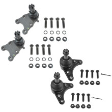 TRQ Oberer und unterer Kugelgelenksatz vorne auf der Fahrer- und Beifahrerseite, kompatibel mit 20042012 Chevrolet Colorado GMC Canyon 2006 Isuzu i-