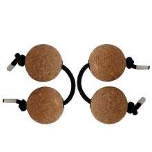 Shaker 2 Paar Kork Kashaka Shaker Asalato Ball Instrument Schlaginstrument Klassische afrikanische B