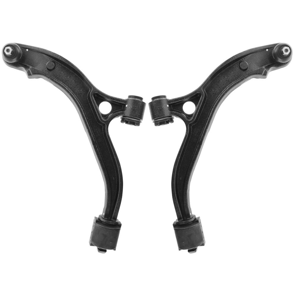 Trq Front Lower Control Arm With Ball Joint Set Compatible With 1996-2000 Chrysler Town & Country Dodge Caravan Grand Caravan Plymouth Grand Voyager 191213621424