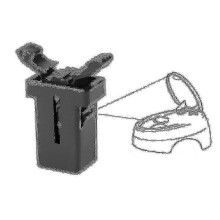 2x Kompatibel mit Brabantia Ersatzverschluss - Kompatibler Touch Lid Bin Clip Latch - Ersatzreparatu