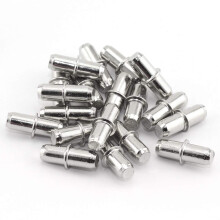 Lind K?kken 20stk 5x16mm Hyldest?tter Pl?kker Forniklet Finish Justerbare hylder Beslag Holder M?bel Hardware Skab Skab Garderobe Hyldestifter