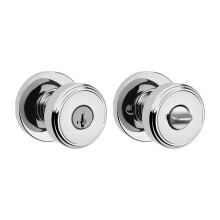 Kwikset Maven indgangsd?rknap med l?s og n?gle Sikkert n?gleh?ndtag Udvendig frontindgang og sovev?relse poleret krom Pick-resistent SmartKey Rek