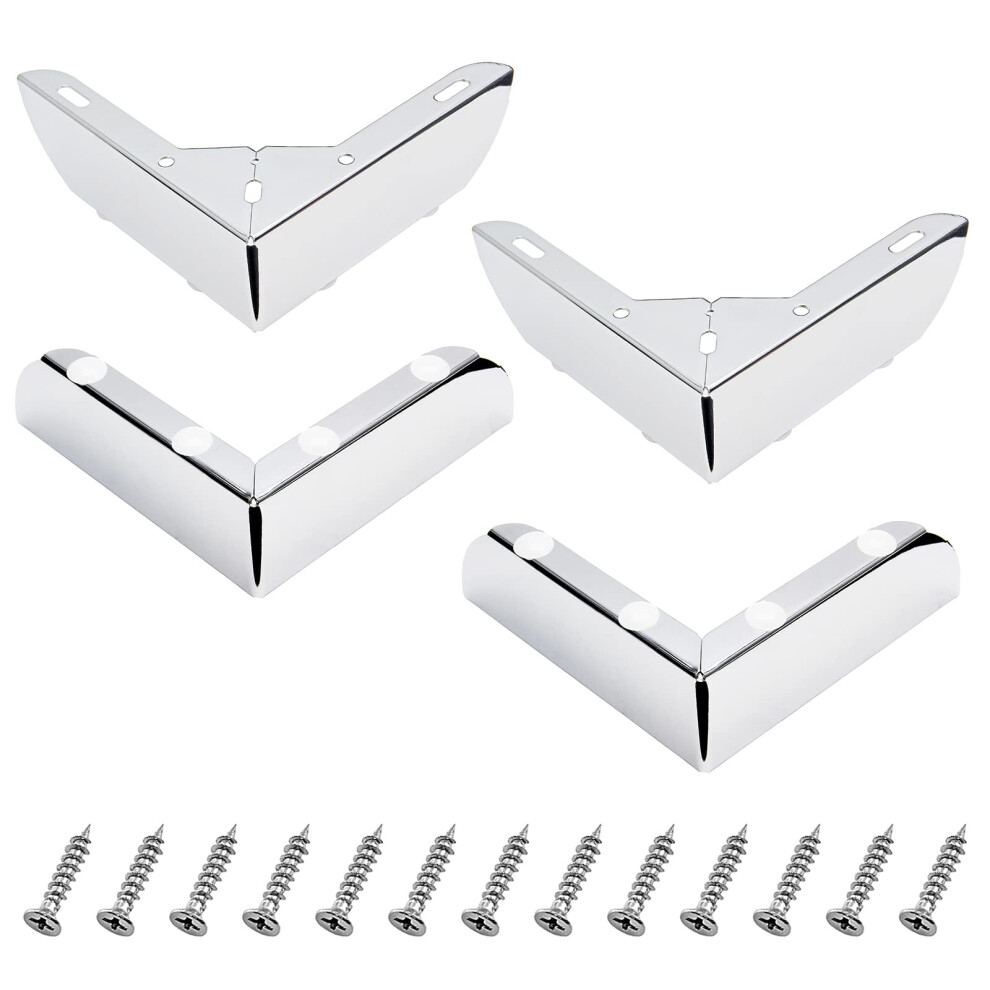 Cionyce 4 Pack Furniture Legs 2 Inch Height Minimalist Design Furniture Feet Metal Sofa Legs Replacement for Sofa Coffee Table Cupboard Cabinet TV S-image-OPC-PK2Z2T8-NEW