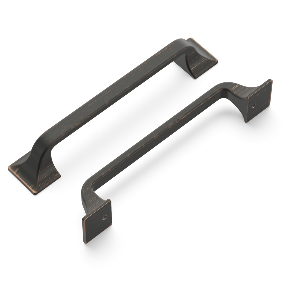 Hickory Hardware 1 Pack Solid Core Kitchen Cabinet Pulls Luxury Cabinet Handles Hardware For Doors & Dresser Drawers 5-1/16 Inch (128Mm) Hole Cent 078555881573