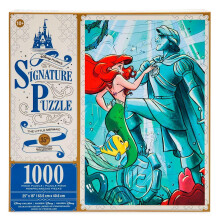 Disney Store Official The Little Mermaid 35th Anniversary Disney Parks Signature Puzzle - 1,000 Piece Jigsaw Puzzle Created Especially for Walt Disney