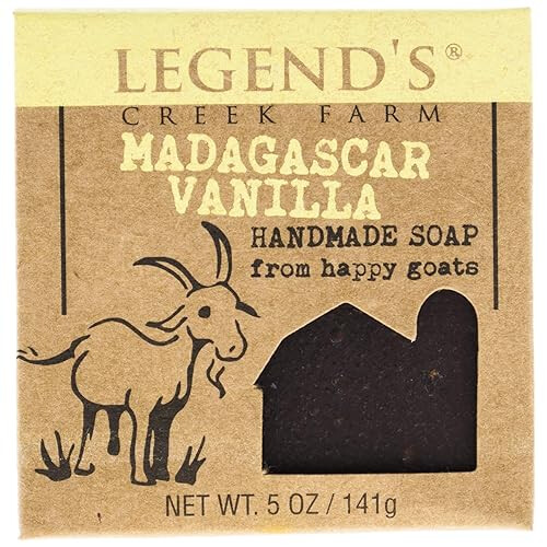 Σαπούνι Γάλακτος Κατσίκας Legend's Creek Farm - Καθαριστικό και Ενυδατικό Μπάρα 5 Oz 1