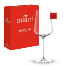 Spiegelau Definition Universal Big Wine Glasses European Made Crystal Drinking Glass Set for White and Red Wines Dinner Birthday Party Glassware
