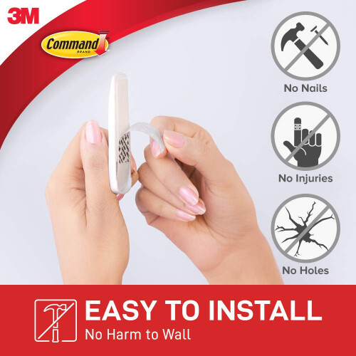 3M Command Medium Utility Haken, Schadevrije Wandhaken met Plakstrips 2