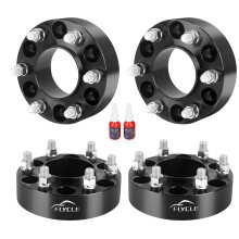 6x5,5 Hubcentriske Hjulafstandsstykker til 1999-2025 Silverado Sierra 1500 1,5 tommer 6 Lug 6x139,7 mm Smedede Hjulafstandsstykker 14x1,5 Knopper