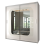 Modern Bedroom Sliding Wardrobe With Mirror Doors & Storage 150cm White-White 2
