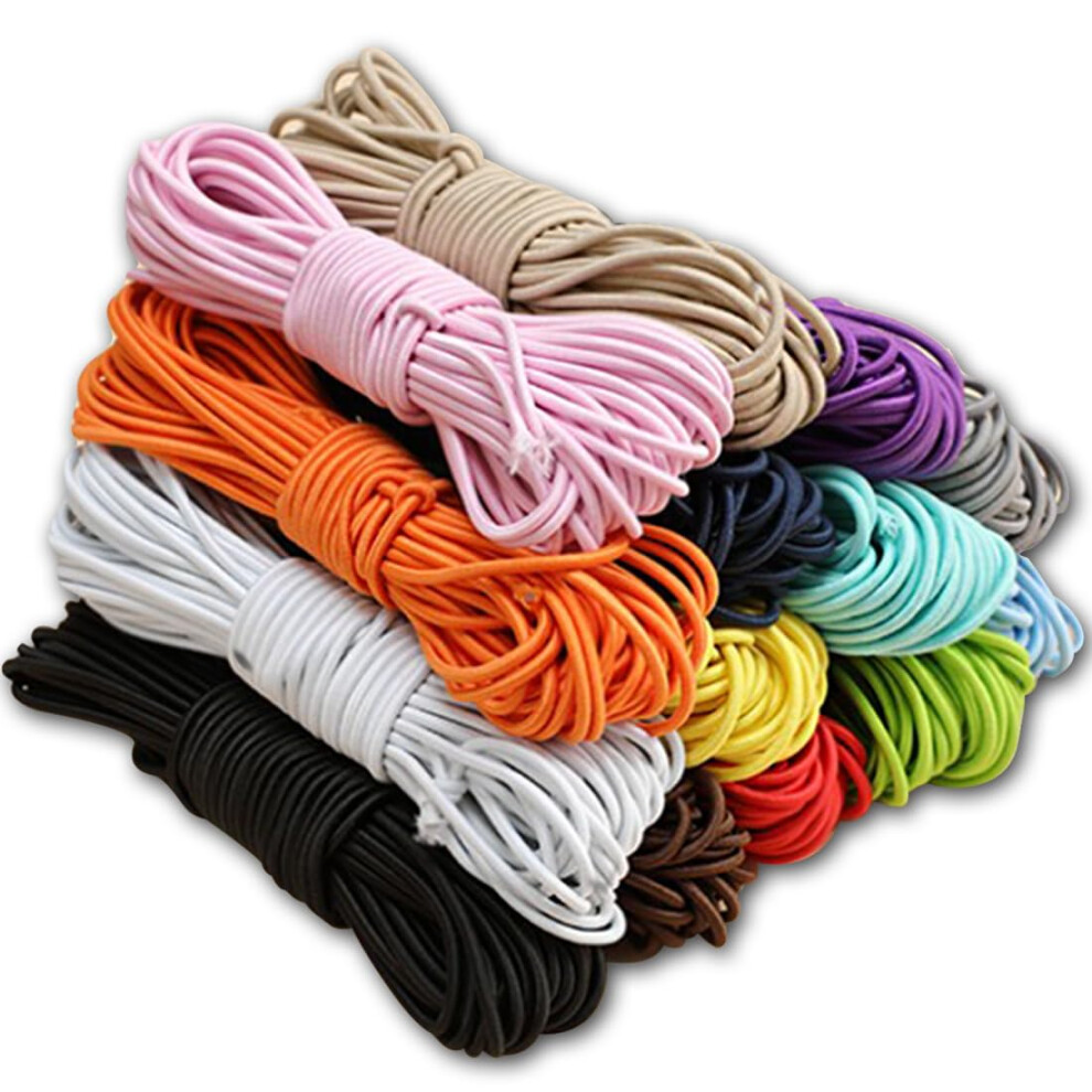 Perkhomy Bungee Shock Cord Rope Marine Grade Heavy Duty Polyester Bungie Elastic Stretch String For Kayak Strap Tarp Tie Down Canopy Boating Camping 679070070796