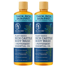 Dr. Jacobs Naturals Ren Pure Castile Tvål Flytande Kroppstvätt, Pepparmint