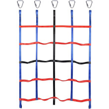 Climbing Webbing Outdoor Climbing Net Adjustable Cargo Rope Ladder Net Sisal Mesh for Obstacle Courses 10x12 Feet