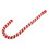 Plastic Candy Cane Christmas Tree Hanging Decoration Ornament White Red 30cm 2
