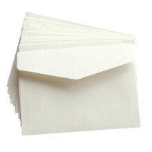 100 Pieces Thick Blank Envelopes for Office and Home, Durable Money Envelopes for Gift Cards, Invitations, and Documents