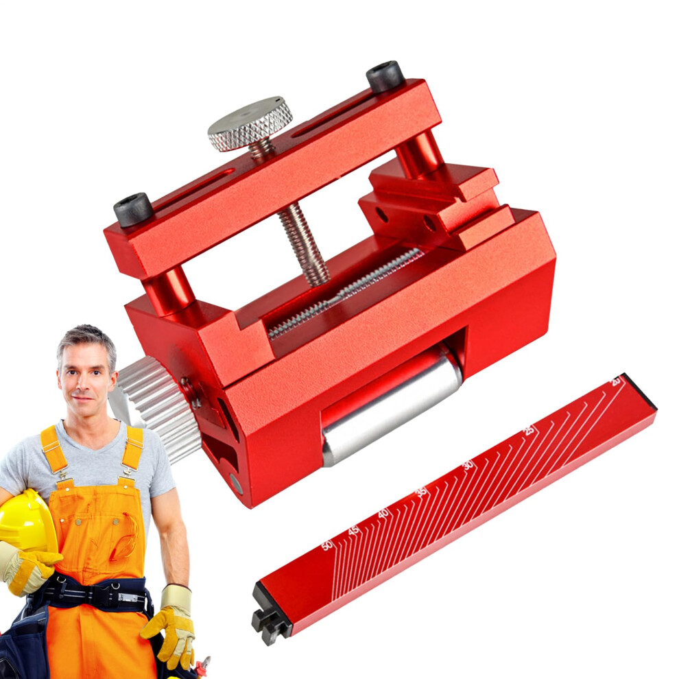 Schã¤Rffã¼Hrung - Precision Sharpening Template For Planes And Scissors, Angle Gauge For Woodworking, Compatible With Chisels And Red Planes 6947110603063