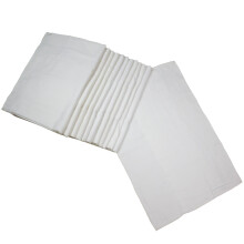OsoCozy - Pannolini lavabili prepiegati (1 Dz) - Pannolini morbidi assorbenti durevoli Prefold di qualit. 100% cotone - 14,5""""x21"""" Adatto a 15-