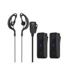 2 stücke Mini Walkie Talkie 400-470mhz 2-wege-radio 3w Transceiver Ohrhörer Headset Ohrenschützer