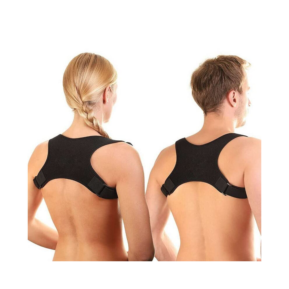 Posture Corrector for Men XL - Adjustable Clavicle Support for Neck, Back, Shoulder Pain Relief and Kyphosis Correction
