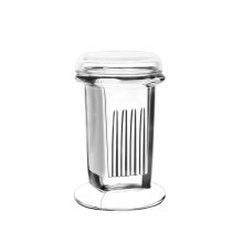 Glass Paint Pot with Lid, 5 Film Type, 100ml Capacity, Durable Borosilicate Glass Material