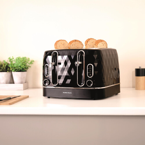 Hamilton Beach Hamilton Beach, Diamond Toaster, 4 Slice, Black, HBT3221B 1