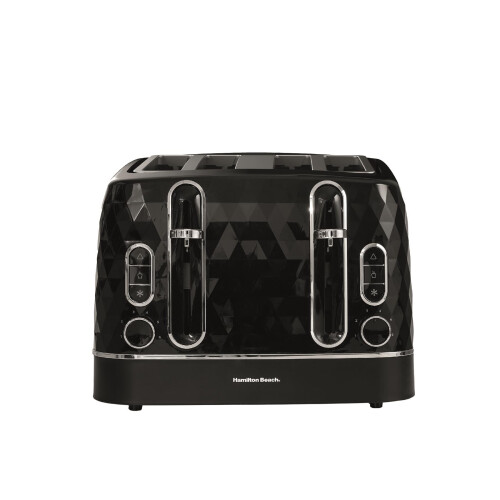 Hamilton Beach Hamilton Beach, Diamond Toaster, 4 Slice, Black, HBT3221B