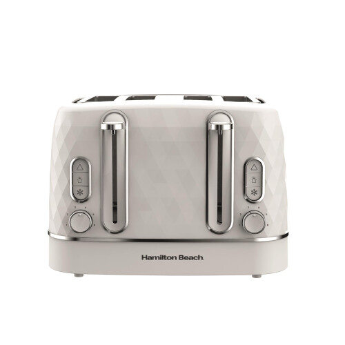 Hamilton Beach Hamilton Beach, Diamond Toaster, 4 Slice, White, HBT3221W