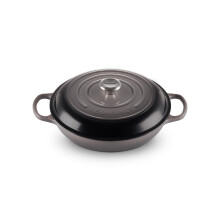 Le Creuset Enameled Cast Iron Signature Braiser 3.5 qt. Oyster