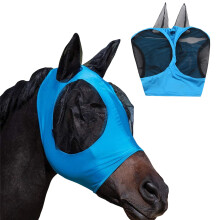 Horse Fly Mask with Ears, Breathable UV Protection, Mosquito Bite Shield, Adjustable Size for Comfort