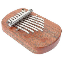 12X8X3,5 CM Holzfarbe 01 Finger- und Handbecken Exquisite 8-Ton-Fingerspitzen-Kalimba Kleine Kalimba
