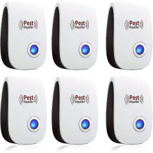 6er-Pack Ultraschall-Schädlingsbekämpfer, Ultraschall-Rattenabwehr, Ultraschall-Schädlingsbekämpfer