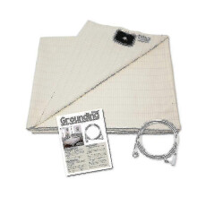 Erdungs-Doppelbett-Erdungsblatt, Schild, EMF-Anti-Strahlung, leitfähiges Stoff-Bettmatte, 80 x 60 Zo