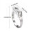 Stainless steel adjustable men's ring 16x22mm multifunctional 5
