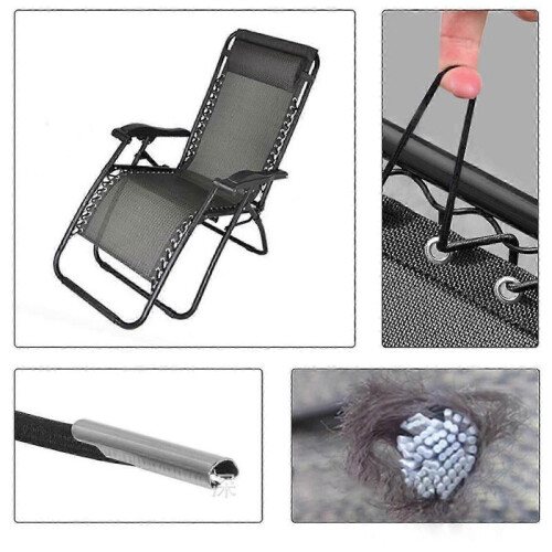 Elastic cord for sun lounger chair replacement 4x ropes 4pcs 1