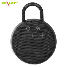 ZEALOT S77 5W Wasserdichter Bluetooth tragbarer Lautsprecher, 1800mAh, Schwarz