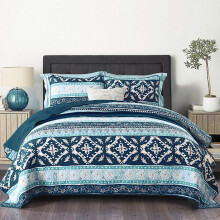 Seturi de plapuma de pat din bumbac nou-bumbac, reversibile patchwork set boho chic tipar dimensiunea twin