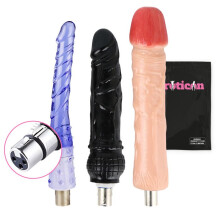 Godes réalistes - Eroticon - Long Pecker Bundle - 3 Teile - 20-24,5 cm - Kompatibel 3XLR