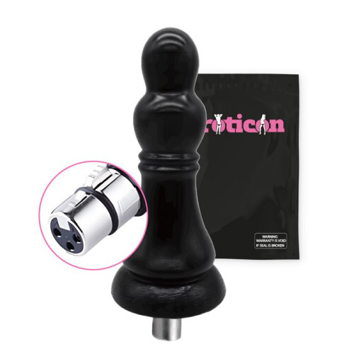 Plug Dildo - Eroticon - 15.5cm - PVC sicuro - 3XLR - Utilizzo anale e vaginale