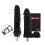 Acessórios para dildos - Eroticon - Tyrone Black - Conjunto com 2 - 17,5 cm e 20 cm - Compatível 3XLR 1