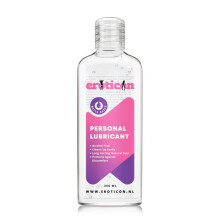 Gel lubrificante íntimo à base de água Eroticon 200 ml – Lubrificante íntimo natural para casais – Sem álcool, compatível com brinquedos.