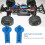 Aluminium Body Post Set für Mini E-REVO/Slash 1/16 Blau 9