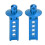 Aluminium Body Post Set für Mini E-REVO/Slash 1/16 Blau 10