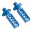 Aluminium Body Post Set für Mini E-REVO/Slash 1/16 Blau 4
