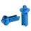 Aluminium Body Post Set für Mini E-REVO/Slash 1/16 Blau 5
