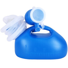 Portable Urinal for Men 2000ml Spill Proof Urine Bottle with Scale and 63 Long Tube for Travel and Hospital Use