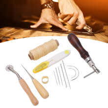 Leder-Werkzeugset für DIY-Lederhandwerk, Multifunktions-Handnähkit