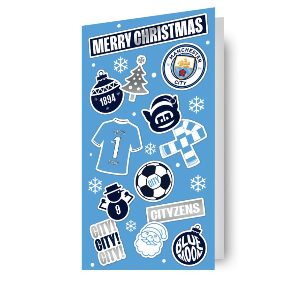 Manchester City Fc Christmas Card