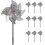 Vogelabwehr (10er-Pack), reflektierende Windmühlen-Vogelscheuchen, verscheuchen Vögel im Garten, Obs 1